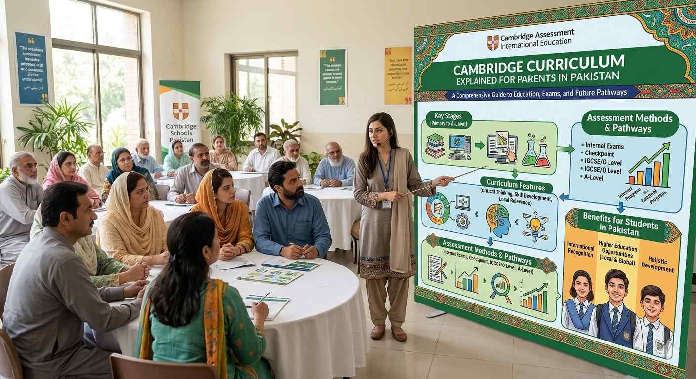 A complete guide to the Cambridge curriculum in Pakistan. Learn what it is, how it works, its benefits, subjects, grading system, and why parents choose it for their children.