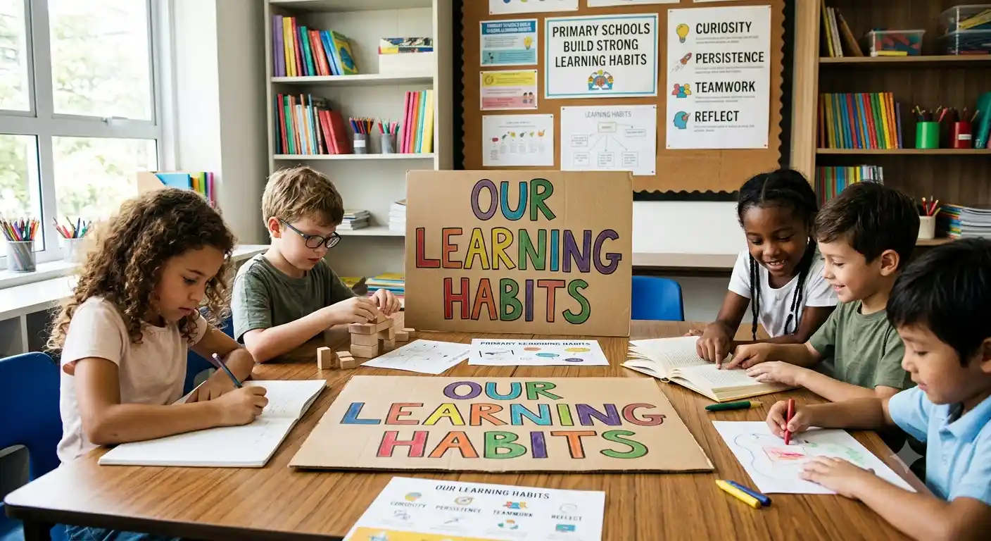 Discover how primary schools build strong learning habits in children through structured routines, active learning, discipline, and skill development.