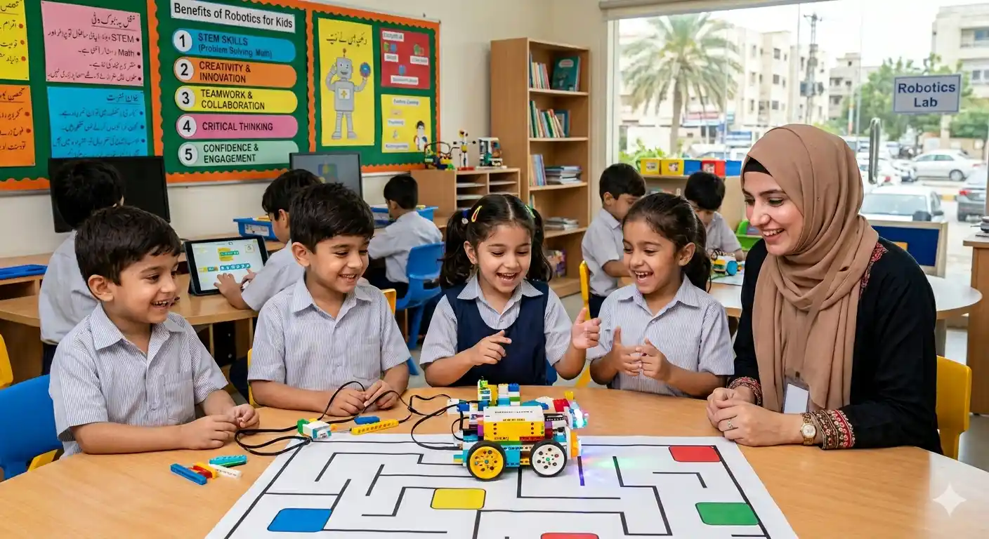 Discover the benefits of robotics for kids in early education, including STEM learning, creativity, coding skills, and problem-solving abilities.
