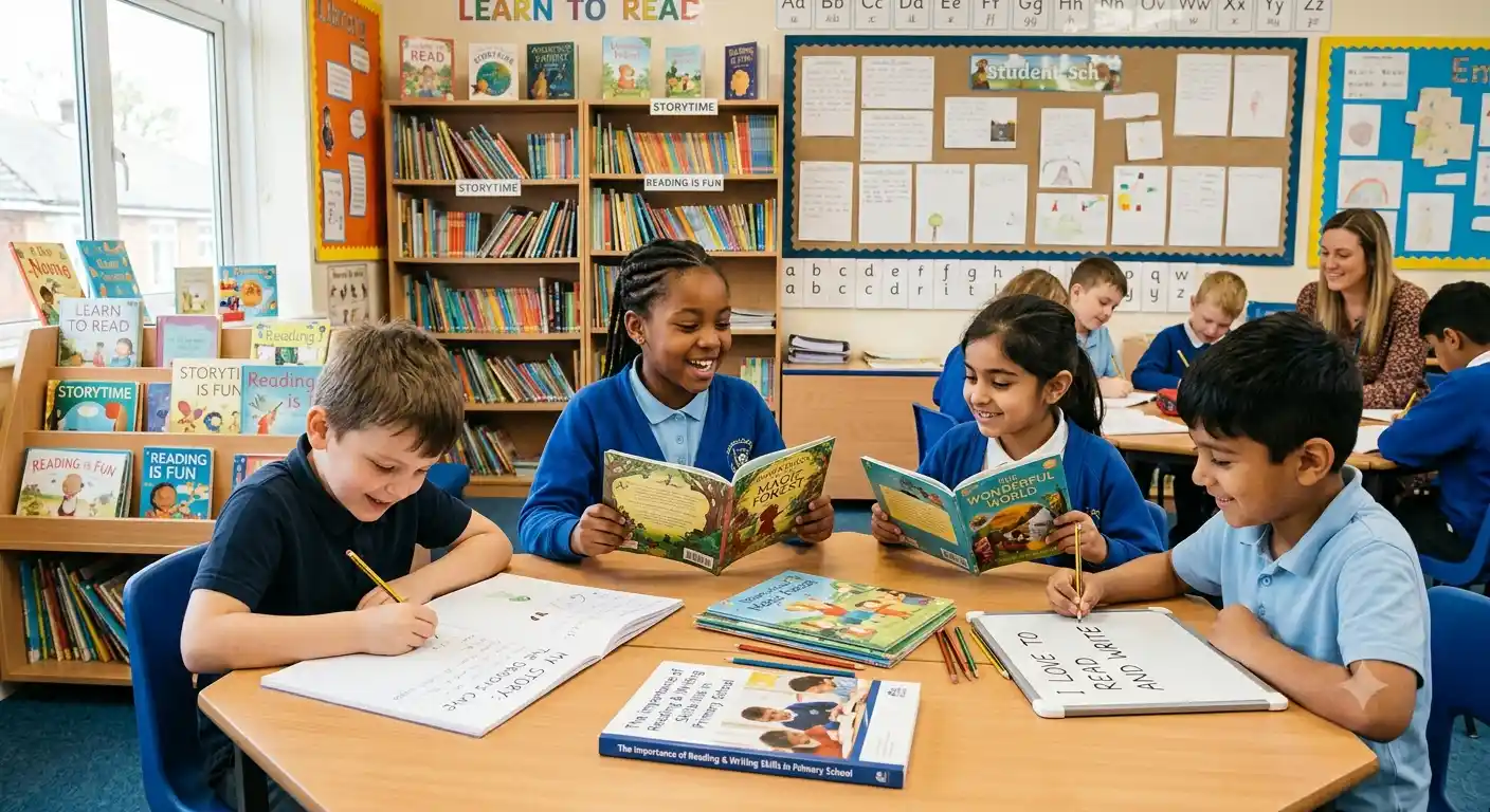 Discover the importance of reading and writing skills in primary school and how they help children improve communication, confidence, academic success, and lifelong learning.