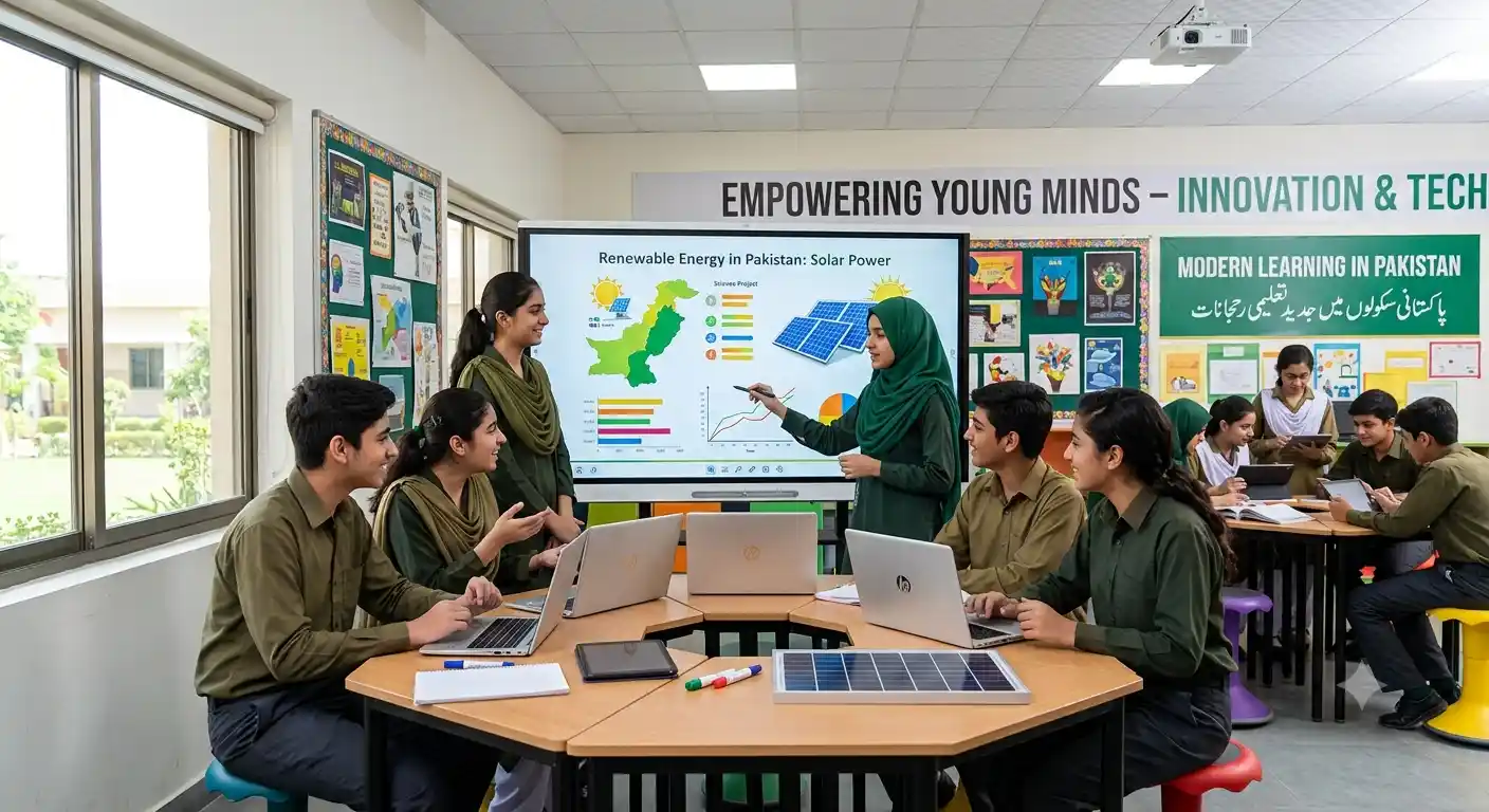 Discover the latest modern education trends in Pakistan schools, including AI, STEM, digital learning, robotics, personalized education, and future-ready skills that are transforming classrooms.